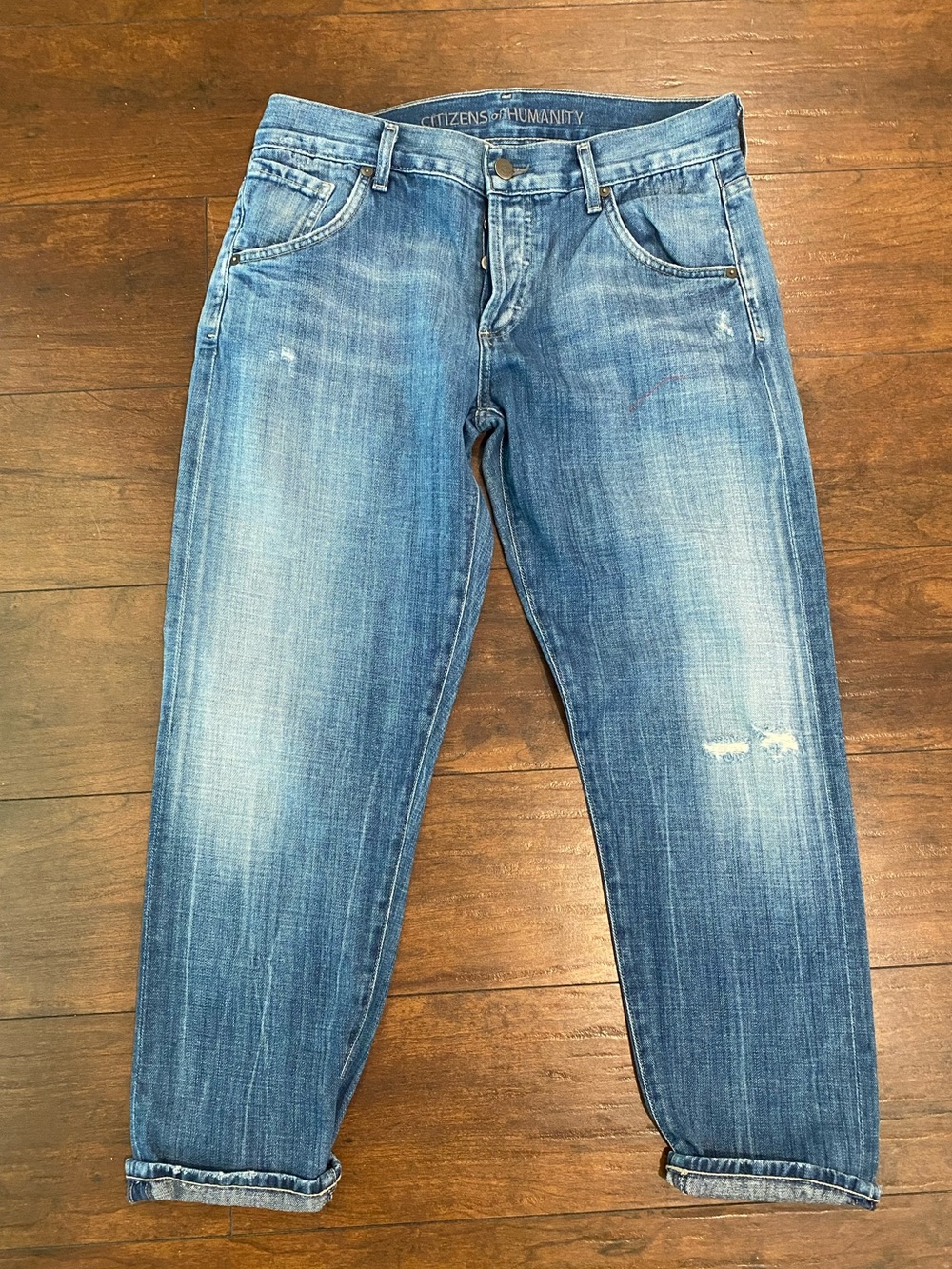 Citizens of Humanity Crop Boyfriend Jeans